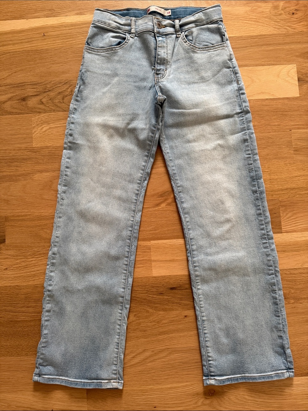 Levi's Wide Leg Jeans Blue Girls 14
